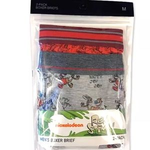 Men's Nickelodeon Ren and Stimpy 2pk Boxer Briefs